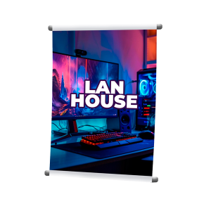Banner 60x90cm 440g 60x90cm   Tubete e Corda 
